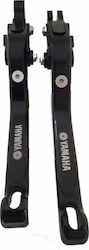 Set Manete Frână/Ambreiaj Motocicletă Manete de motocicletă Manete de motocicletă ajustabile pentru Yamaha XT 660 Negre 25001460-1
