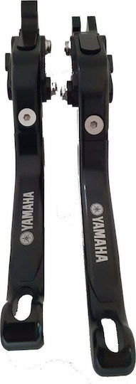 Set Manete Frână/Ambreiaj Motocicletă Manete de motocicletă Manete de motocicletă ajustabile pentru Yamaha XT 660 Negre 25001460-1