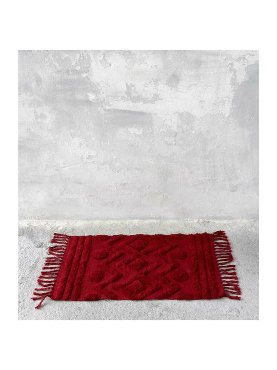 Nima Bath Mat Cotton Enzo 27318 Red 70x110cm