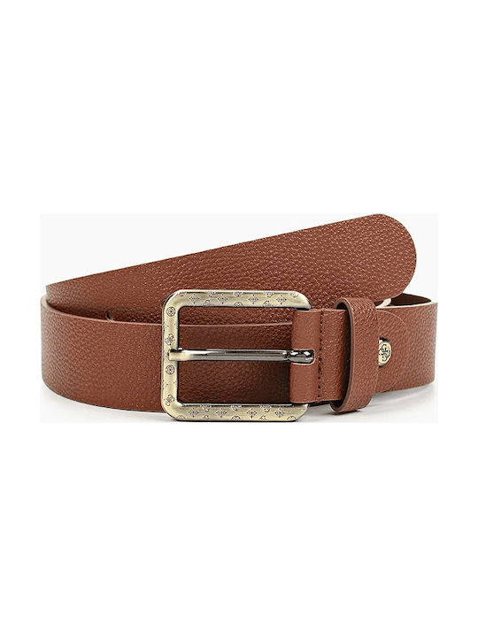 Guess Leather Women's Belt Tabac Brown