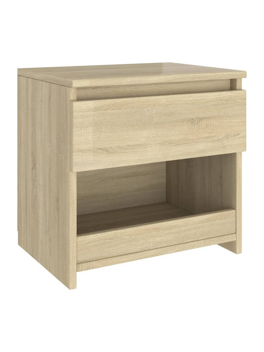 Wooden Bedside Table Sonoma 40x30x39cm