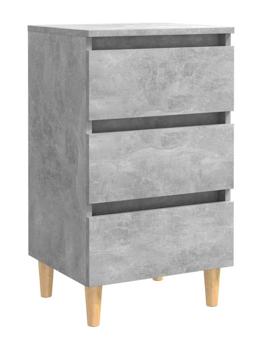 Nachttisch Grey Concrete 40x35x69cm