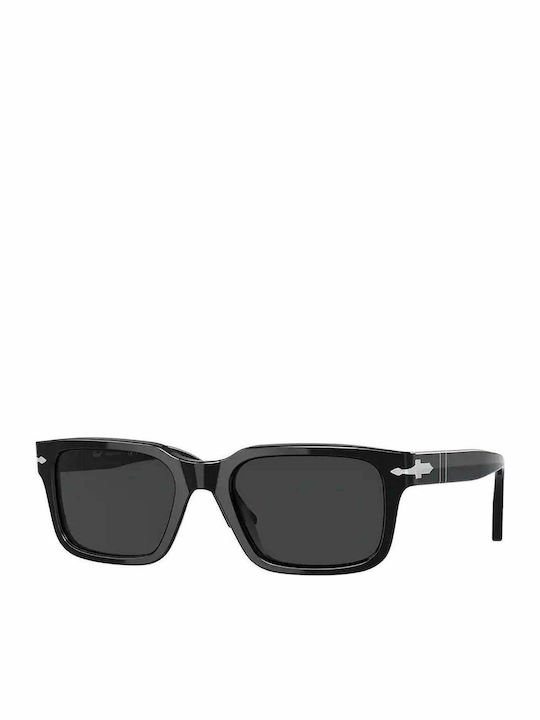 Persol Men's Sunglasses with Black Plastic Frame and Black Lens PO3272S 95/48