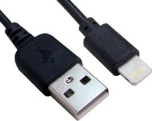 Regular USB-A la Cablu Lightning Negru 1m