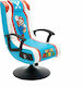 X-Rocker 2.1 Pedestal Gaming Chair Δερματίνης Mario Edition - Royal Blue