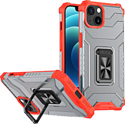 Hurtel Crystal Ring Back Cover Πλαστικό Κόκκινο...