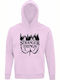 Hoodie Unisex, Organic "Stranger Things", Creamy Pink