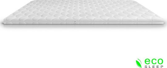 Eco Sleep Ανώστρωμα Memory Touch Ημίδιπλο Memory Foam με Αποσπώμενο Κάλυμμα 110x200x6εκ.
