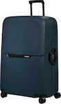 Samsonite Magnum Eco Spinner Μεγάλη Βαλίτσα με ύψος 81cm σε Navy Μπλε χρώμα