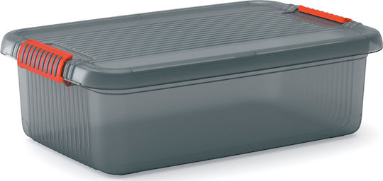 Kis K-Latch Kunststoff Aufbewahrungsbox mit Deckel Gray 59x39x18cm 1Stück
