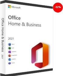 Microsoft Office Home & Business 2021 Πολύγλωσσο συμβατό με Mac σε Ηλεκτρονική άδεια για 1 Χρήστη Key