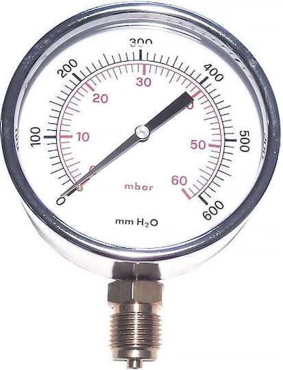 Brass Form 003-100-613 Manometer Vertikal 10 Bar