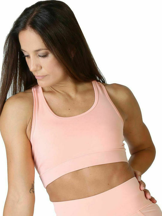 Bodyboo BB70220 Women's Sports Bra without Padding Pink