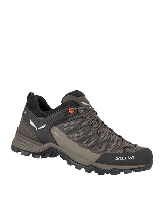 Salewa MTN Trainer Lite GTX Men's Waterproof Hiking Shoes With Gore-Tex Membrane Brown