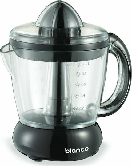 Bianco 00C041500BAGR Electric Juicer 25W with 1lt Capacity Black