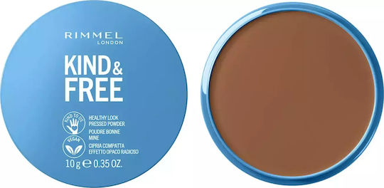 Rimmel Kind and Free Pressed Powder Πούδρα Deep 10gr