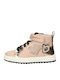 Παιδικά Sneakers High με Σκρατς Ροζ