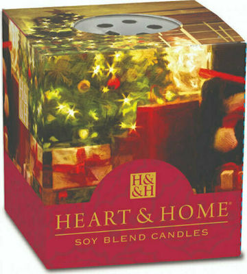 Heart & Home Santa Claus Christmas Red Candle