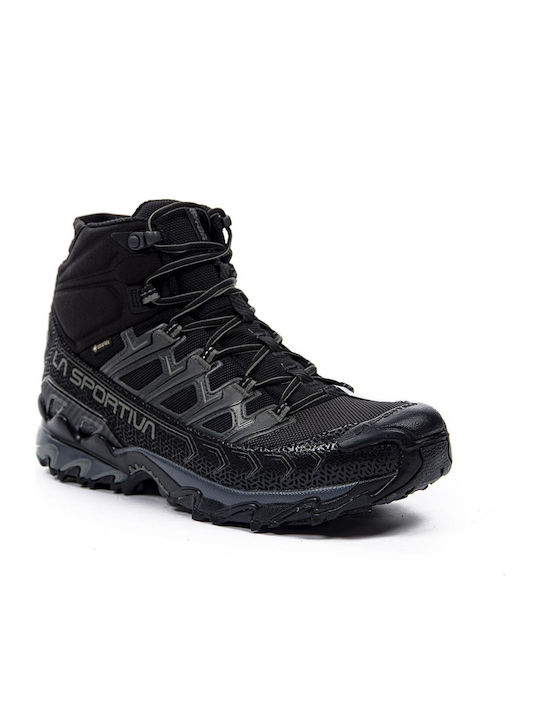 La Sportiva Ultra Raptor II Mid GTX Wide Men's Hiking Boots Waterproof with Gore-Tex Membrane Black