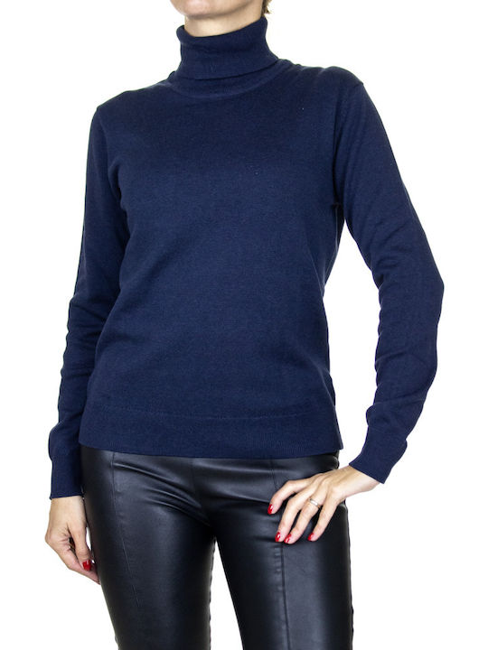 Tom Tailor Damen Langarm Pullover Baumwolle Rol...