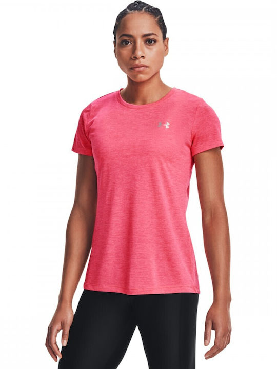 Under Armour Damen Sport T-Shirt Rosa