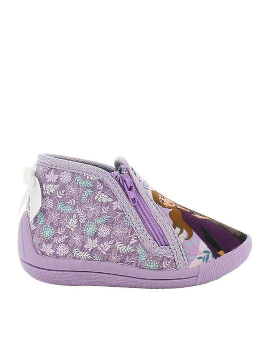 Kids Slippers Boots Lilac