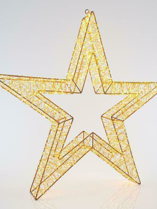 Eurolamp Metal Illuminated Christmas Decorative Desktop Star 107x17x107cm