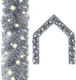 vidaXL Lighted Christmas Garland Silver 2000cm 1pc