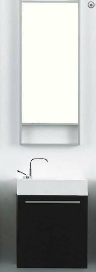 FT21.040.001B Countertop with Sink & Mirror L40xW22xH52cm Black