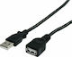 StarTech USB 2.0 Cable USB-A male - USB-A female Μαύρο 3m (USBEXTAA10BK)
