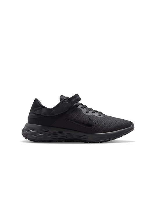 Nike Revolution 6 Flyease Ανδρικά Αθλητικά Παπούτσια Running Μαύρα