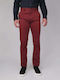 Hose Chino in Schlanker Passform Burgundisch