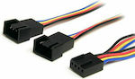 StarTech 4-Pin pwm - 4-Pin pwm Cablu 0.3m Multicolor (FAN4SPLIT12)