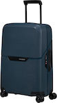 Samsonite Magnum Eco Spinner Kabinen-Reisekoffer Hartschale Marineblau mit 4 Räder Höhe 55cm