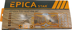 Epica Star Set of Taper and Die with Tap Wrench 40pcs EP-30599