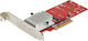 StarTech PCI-Karte Mit 2 M.2-Anschlüssen