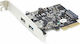 StarTech Κάρτα PCIe σε 2 θύρες USB 3.2