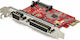 StarTech Κάρτα PCIe σε 2 θύρες DB25 Parallel