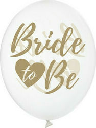 Bride to be,Διάφανο Μπαλόνια Bride to Be  με χρυσή εκτύπωση διπλής όψης διάμετρος 30 εκ