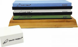 Sharp Pebble Knife Sharpening Stone Triple with Density 400/1000/6000