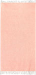 Family Enterprise Σ23 Πετσέτα Θαλάσσης με Κρόσσια σε Ροζ χρώμα 185x90cm