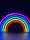 Aca Led Kids Decorative Lamp Rainbow Multicolour 30x2cm