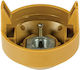 VK Lighting Component Cap for Lighting Fixtures Brown 29112-012618