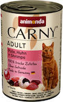 Animonda Carny Adult Single Protein Wet Food for Adult Cats In Can with Turkey / Chicken 1pc 800gr