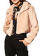 Women's Short Fur Beige