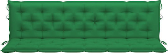 vidaXL Gartenstuhlkissen Mit Rückenlehne Grün 200x50cm