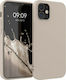 KWmobile Back Cover Silicone Beige Matte (iPhon...