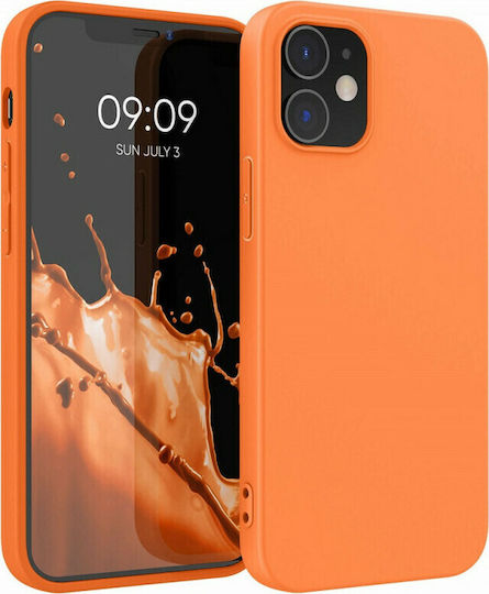 KWmobile Back Cover Silicone Cosmic Orange (iPhone 12 / 12 Pro)