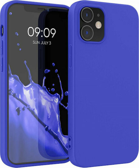 KWmobile Back Cover Silicone Royal Blue (iPhone 12 / 12 Pro)