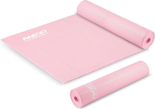 NEO Sport Covor de exerciții fizice Yoga Roz (173x61x0.6cm)